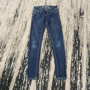Y2K WALLFLOWER‎ WOMEN'S Strech Jeans Skinny Denim WOMENS Size 27x30